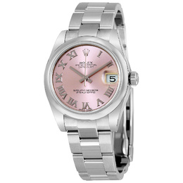 Pre-owned Rolex Datejust Lady 31 Pink Dial Ladies Watch 178240pro