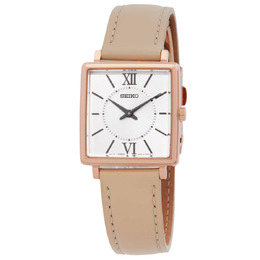 Seiko Conceptual Quartz White Dial Ladies Watch swr114p1