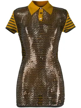 Jean Paul Gaultier Pre-Owned: Поло с блёстками 