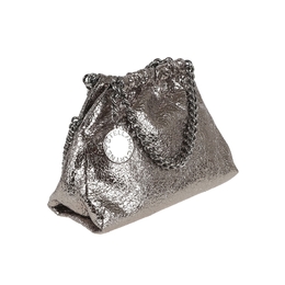 Stella McCartney Falabella Mini Drawstring Bag Metallic Crackl? 7b0144.wp0587 1113
