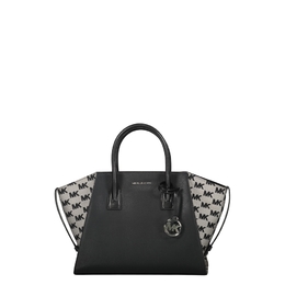 Michael Kors Leather And Fabric Bag 35s5s4vs3l_blk