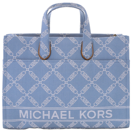 Michael Kors Monogram-Jacquard Denim Tote Bag 30r4g3gt3u465