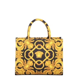 Versace Canvas Tote Bag 10145701a10399_5b00v