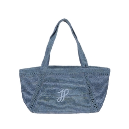 Patou Large Raffia Bag With Logo ac0920215_637b