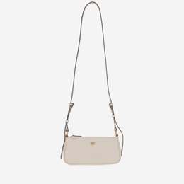 Pinko Mini Half Moon Baguette Leather Bag With Logo 105069a0qoz14q