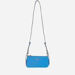 Pinko Mini Half Moon Baguette Leather Bag With Logo 105069a0qof32q