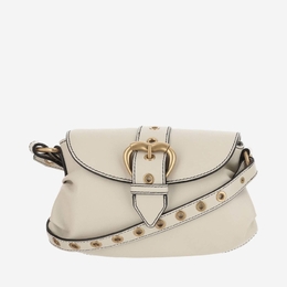 Pinko Jolene Small Shoulder Bag With Heart Buckle 102802a1w9_z14q