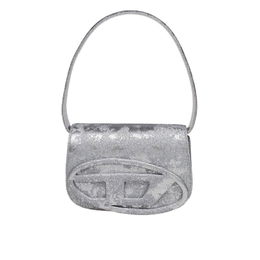Diesel 1dr Shoulder Bag In Shiny Fabric Silver Color x08396 p5126 h0535