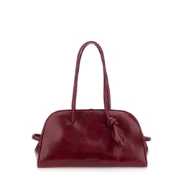 Jacquemus turismo Bordeaux Shoulder Bag With Double Handles And Logo Lettering On The Front In Leather bau00417ac20c01490