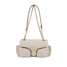 Gucci Gg Marmont Small Pocket Detailed Shoulder Bag 795228aadpj_1712
