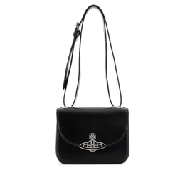 Vivienne Westwood Black Leather Linda Crossbody Bag 4802000fw_l0077n401