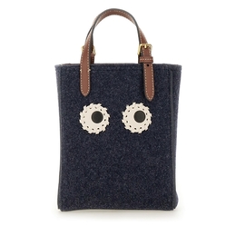 Anya Hindmarch Mini eyes Tote Bag 193177_navy