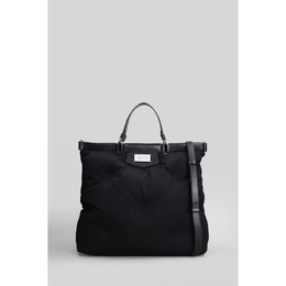 Maison Margiela Glam Slam Tote In Black Polyester s56wc0122p8570_hb051
