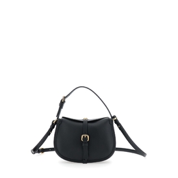 Etro Pony Mini Black Crossbody Bag With Removable Shoulder Strap And Belt With Buckle On The Front In Leather wp1c0021ap340n0000