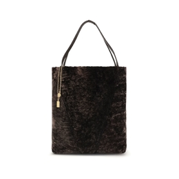 Chloe Large Spin Tote Bag In Soft Shearling ch25ws810q45_24x
