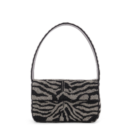 Staud Tommy Beaded Bag Shoulder Bag With All-Over Beads 2089204bkwh