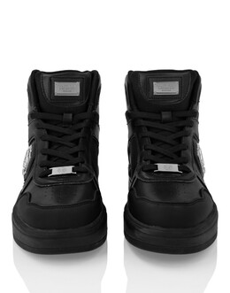 Philipp Plein: Чёрные кроссовки 