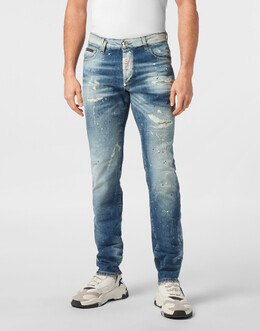 Philipp Plein: Прямые джинсы 