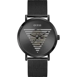 Guess Black Stainless Steel Dress Watch gugw0502g2ac