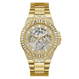 Guess Gold Stainless Steel Dress Watch gugw0516g2ac