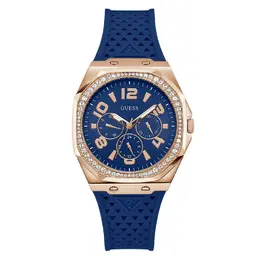 Guess Blue Synthetic Bracelet Watch gugw0694l4ac