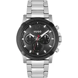 Hugo Boss Gray Stainless Steel Dress Watch hu1530295ac