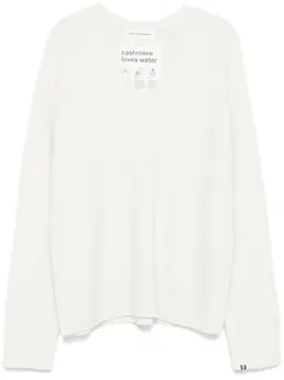 extreme cashmere: Белый свитер 