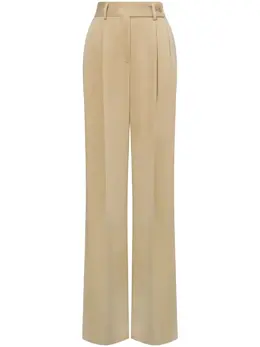 Alberta Ferretti: Бежевые брюки 