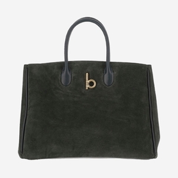 Burberry rocking Horse Green Suede Bag 8099557_c1173
