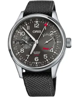 Oris Big Crown ProPilot Calibre 114 Grey Dial Fabric Strap Men's Watch 01 114 7746 4063-set 5 22 15fc