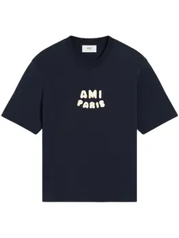AMI Paris: Синяя футболка 