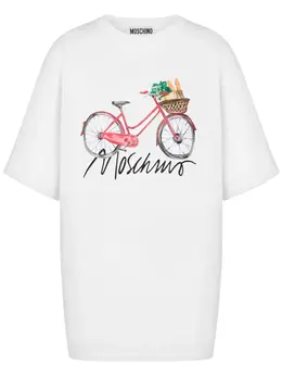 Moschino: Футболка с принтом 