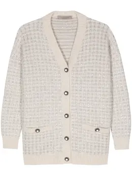 D.Exterior: Бежевый кардиган 