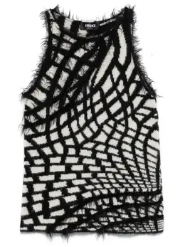 Versace Pre-Owned: Белый топ 