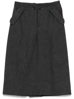 Giorgio Armani Pre-Owned: Юбка из шерсти 