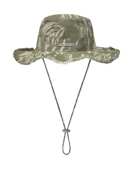 Jacquemus: Серебристая шляпа  Le Bob Artichaut