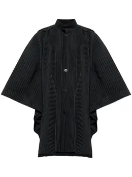 Homme Plissé Issey Miyake: Чёрный пуховик 