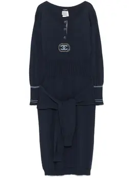 CHANEL Pre-Owned: Трикотажное платье 