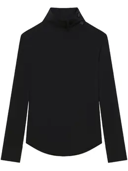 Courrèges: Чёрный шарф 