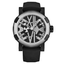 RJ Steampunk Silver-tone Dial Mens Watch rj.sp.au.101.20