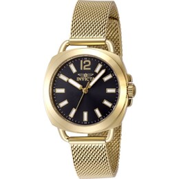 Invicta Wildflower Quartz Charcoal Dial Ladies Watch 48916