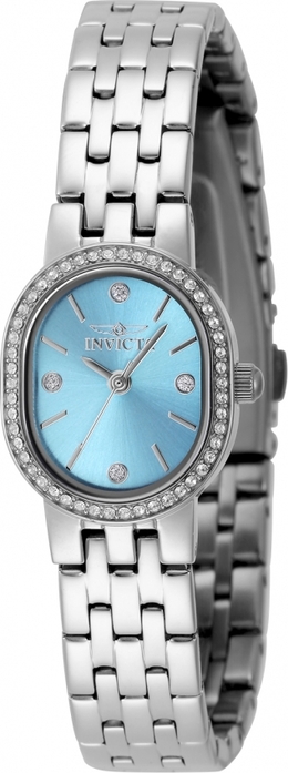 Invicta Angel Quartz Crystal Tiffany Blue Dial Ladies Watch 49073