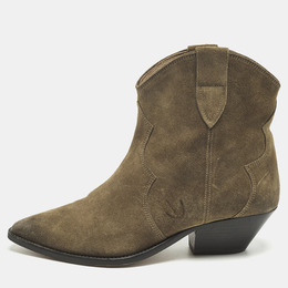 Isabel Marant: Зелёные ботинки  Dicker