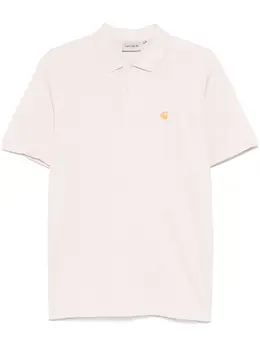 Carhartt WIP: Светлое поло 