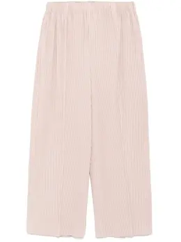 Homme Plissé Issey Miyake: Бежевые брюки 