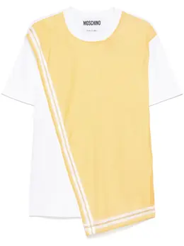 Moschino: Белая футболка 