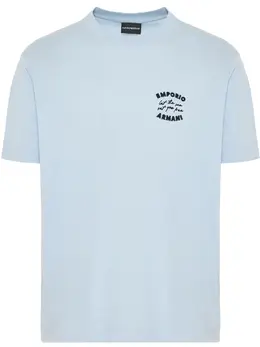 Emporio Armani: Светлая футболка 