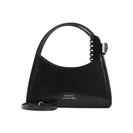 Marc Jacobs-Black Cow Leather The Claw Clip Crossbody Bag-Donna 52915659047252
