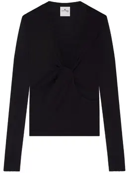 Courrèges: Чёрная рубашка 