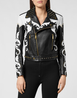 Philipp Plein: Кожаная куртка 